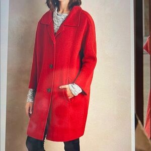 Anthropologie Brienne Coat by Elevenses Large